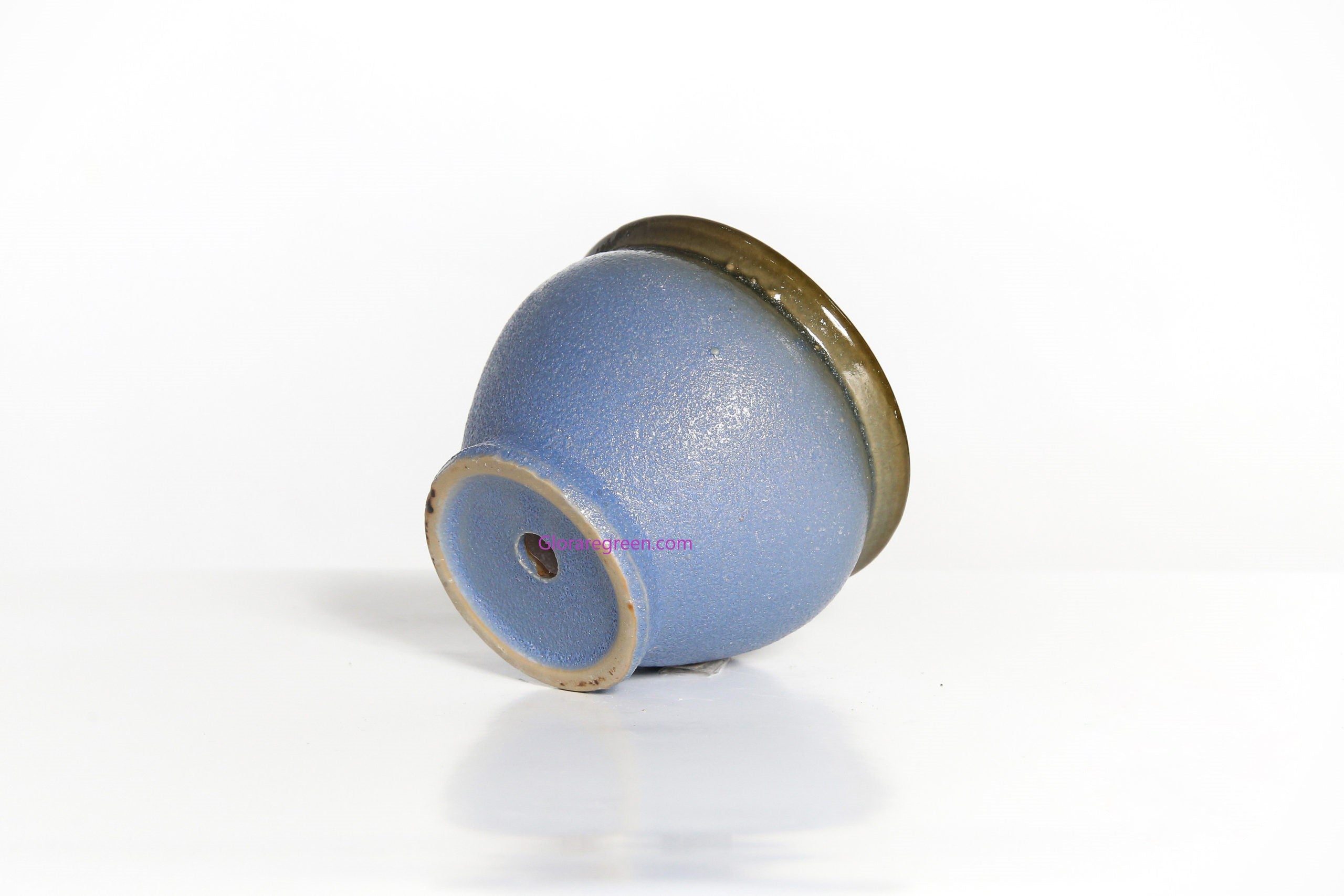 GRGP2451 Bubble Glazed 10cm Pot w/ drainage hole