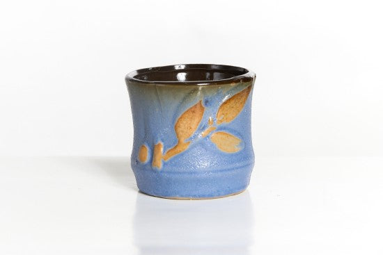 GRGP2454 Bubble Glazed 9cm Pot w/ drainage hole