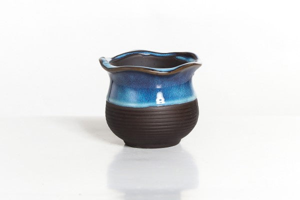 GRGP2703 Glazed 8cm Pot w/ drainage hole